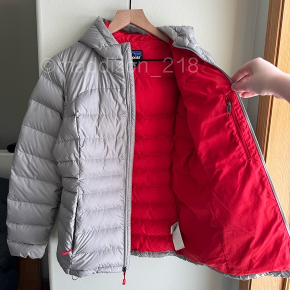 Patagonia Hi-Loft Down Hoody Jacket Small Drifter Gray 600-fill power down S - Picture 14 of 15
